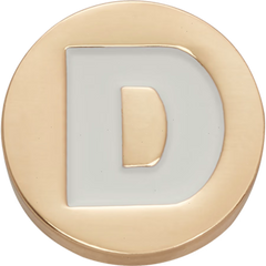 Gold Letter D