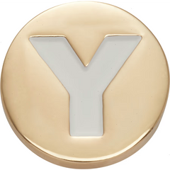 Gold Letter Y
