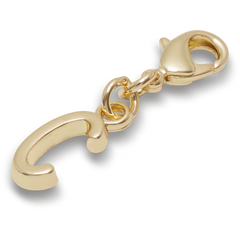 Gold Letter C Charm