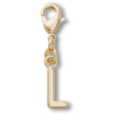 Gold Letter L Charm
