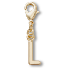 Gold Letter L Charm