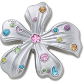 Silver Meta Gem Flower
