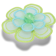Green Mesh Flower