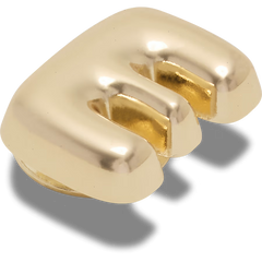 Gold Bubble Letter E