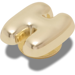 Gold Bubble Letter H