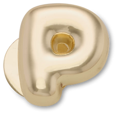 Gold Bubble Letter P