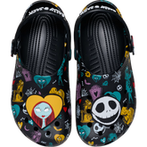 Disney Tim Burton's The Nightmare Before Christmas Jack and Sally Classic Clog