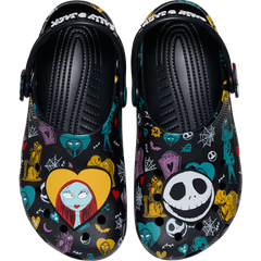 Disney Tim Burton's The Nightmare Before Christmas Jack and Sally Classic Clog