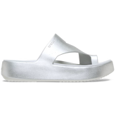 Getaway Platform Toe Loop Metallic Sandal