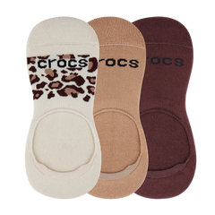 CrocsSocks Cheetah Hidden Liner 3PK