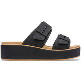 Brooklyn Buckle Low Weedge Matte Wrap Sandal