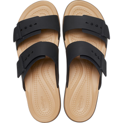 Brooklyn Buckle Low Weedge Matte Wrap Sandal