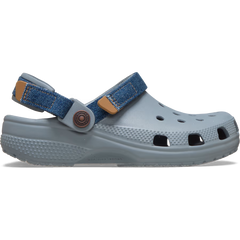 Kids' Classic Denim Adjustable Backstrap Clog
