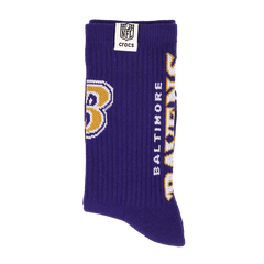 NFL Baltimore Ravens Crocs Socks