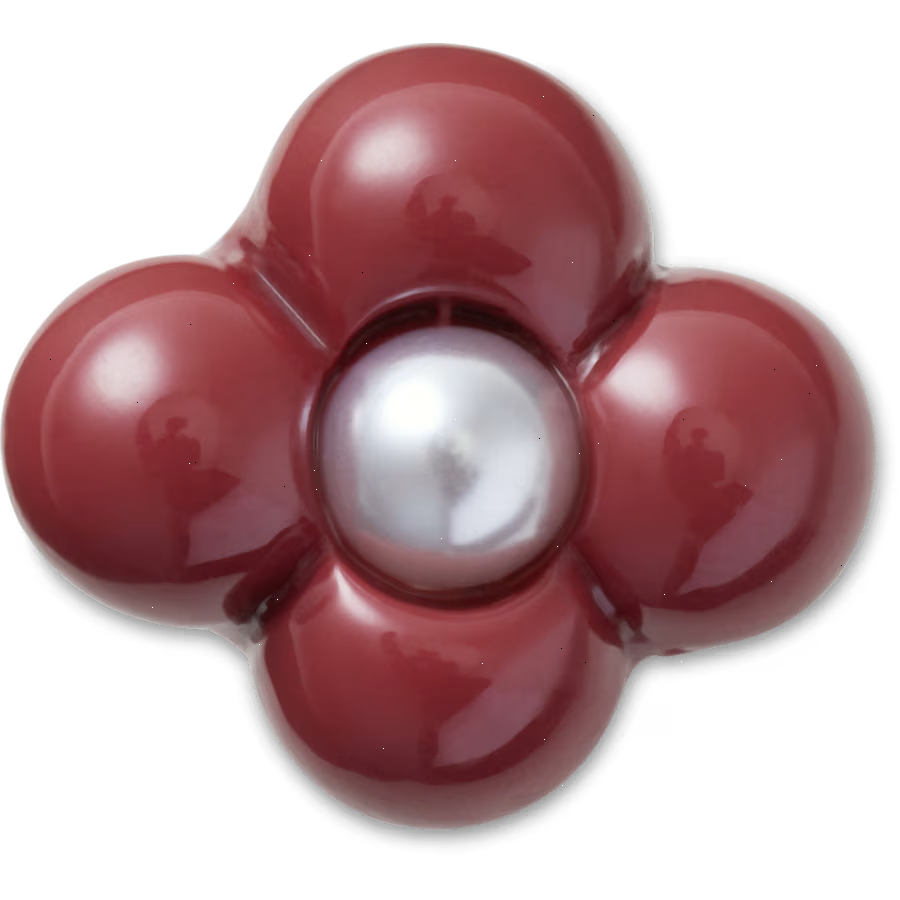 Expressive Floral Maroon