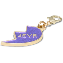 Purple Glitter BFF Charm Right