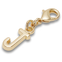 Gold Letter J Charm