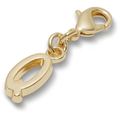 Gold Letter Q Charm