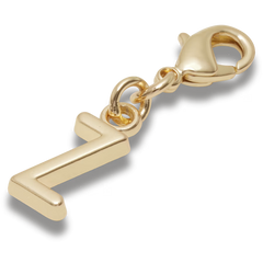 Gold Letter Z Charm