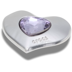 SilverandPurple SMT Gem Heart