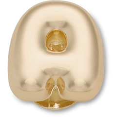 Gold Bubble Letter A
