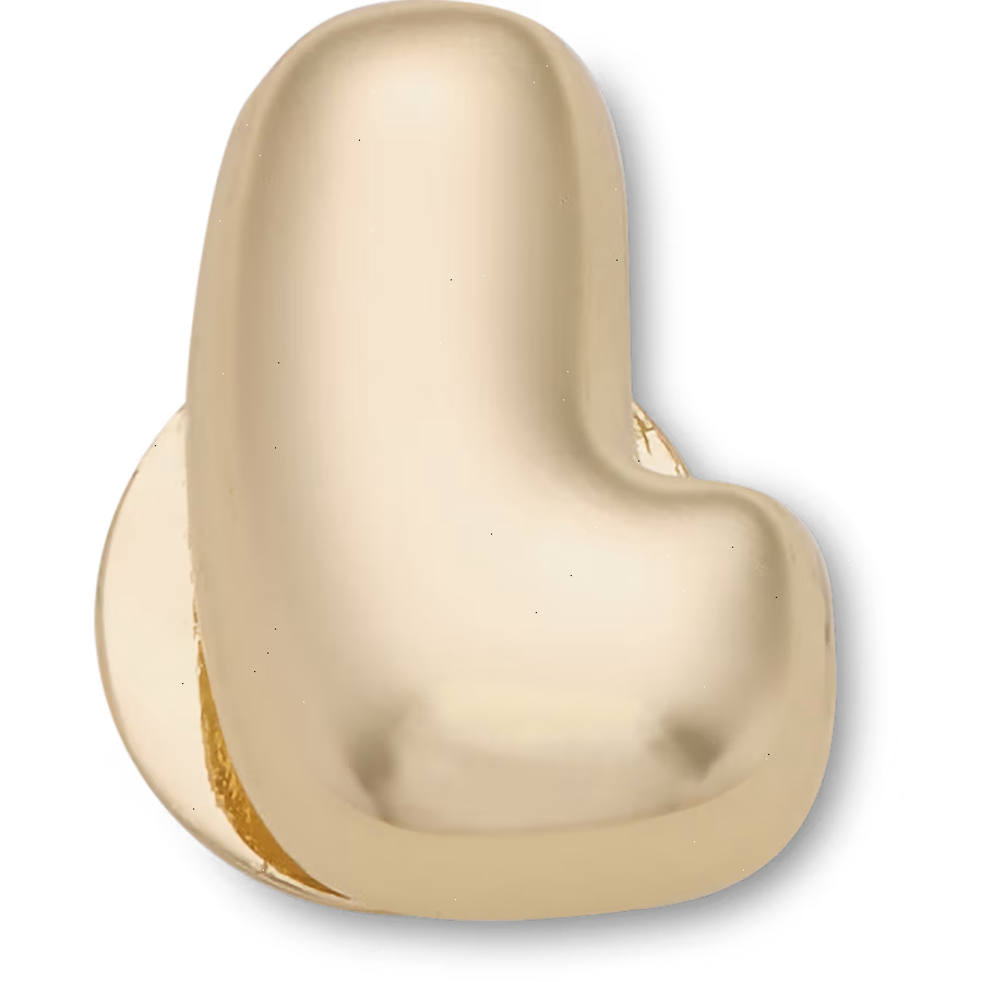 Gold Bubble Letter L