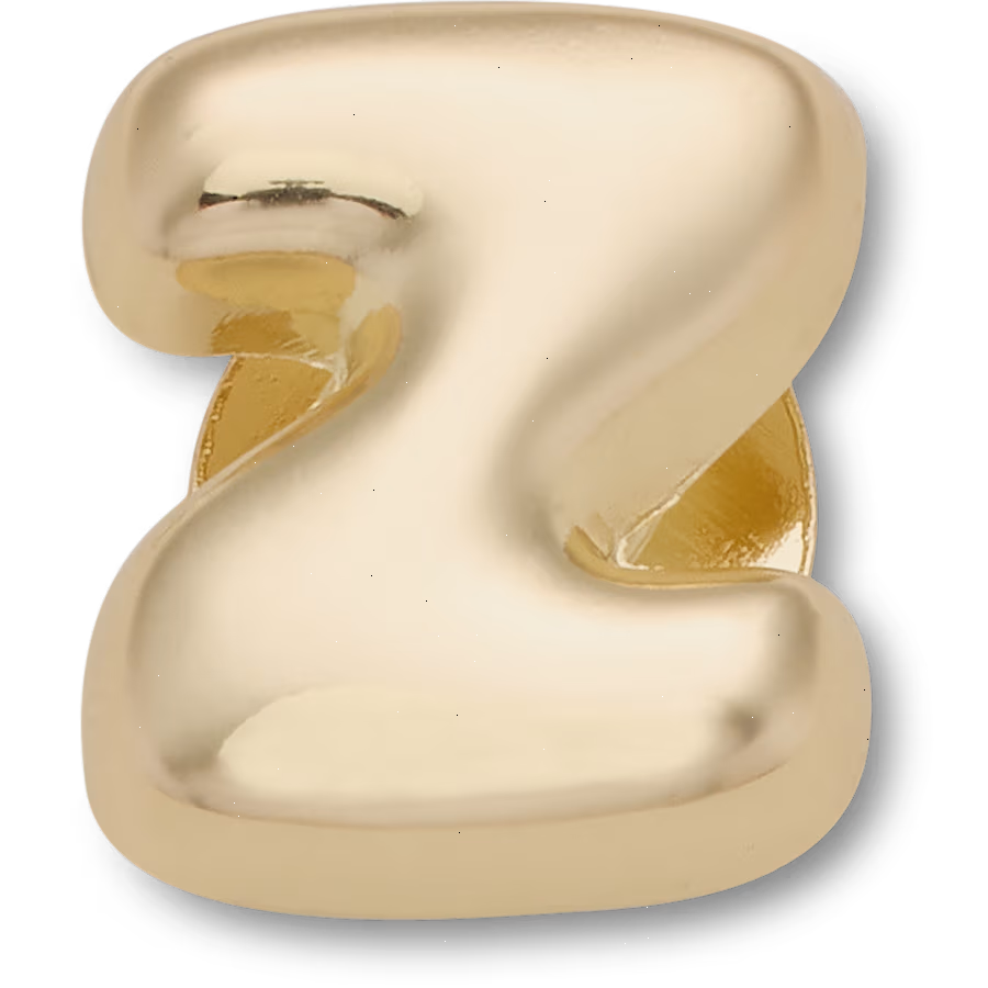 Gold Bubble Letter Z