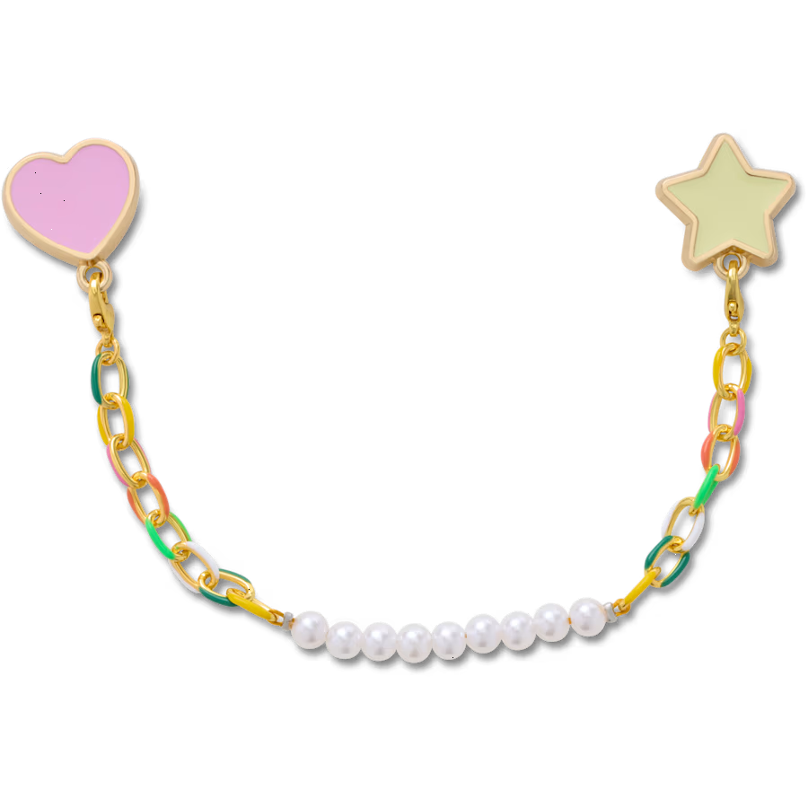 Pearl and Rainbow Bag Chain