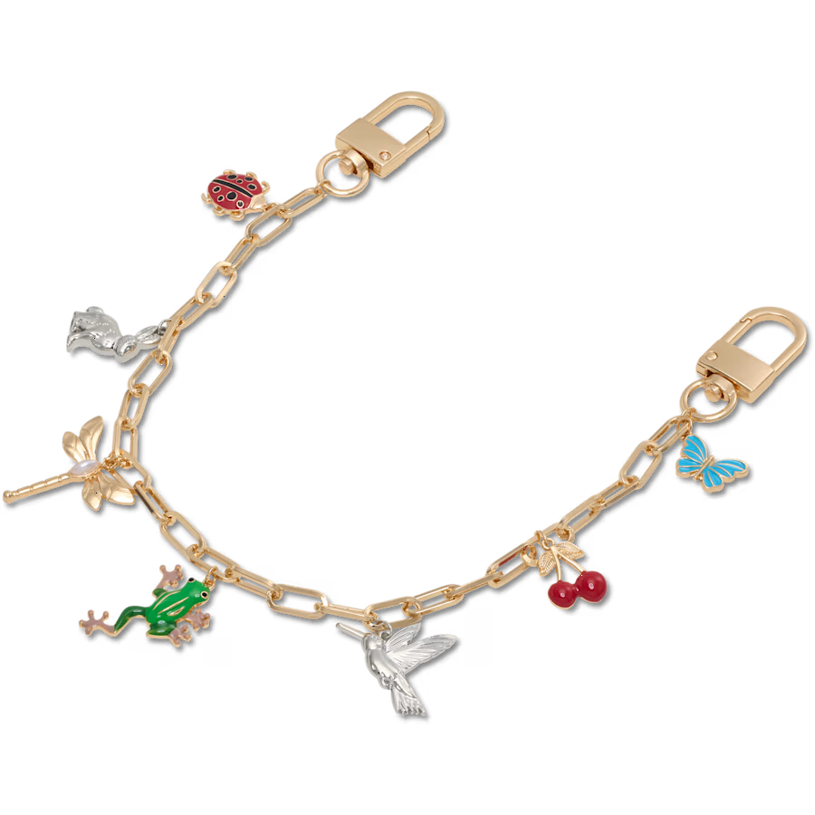 Spring Long Chain Bag Charm