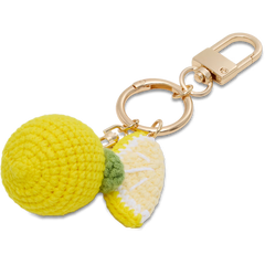 Crochet Lemon Bag Charm