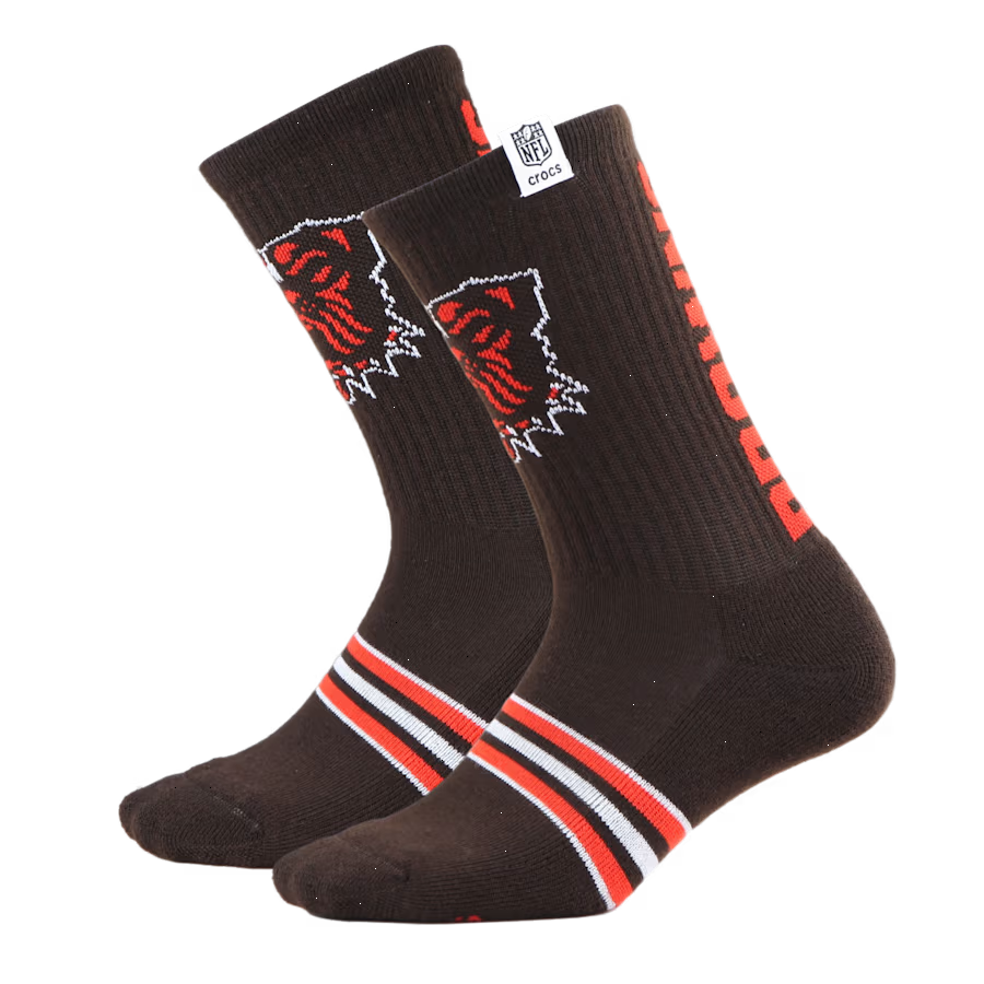 NFL Cleveland Browns Crocs Socks