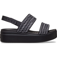Brooklyn Woven Sparkle Low Wedge